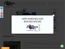 Tablet Screenshot of cambodiatrails.com